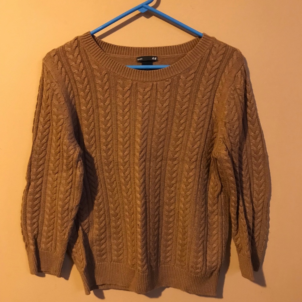 Cable-Knit Sweater